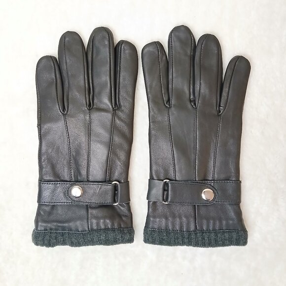 NWOT Mountain Ridge 100% Leather Men's Driving Gloves Size L/XL - Picture 2 of 4